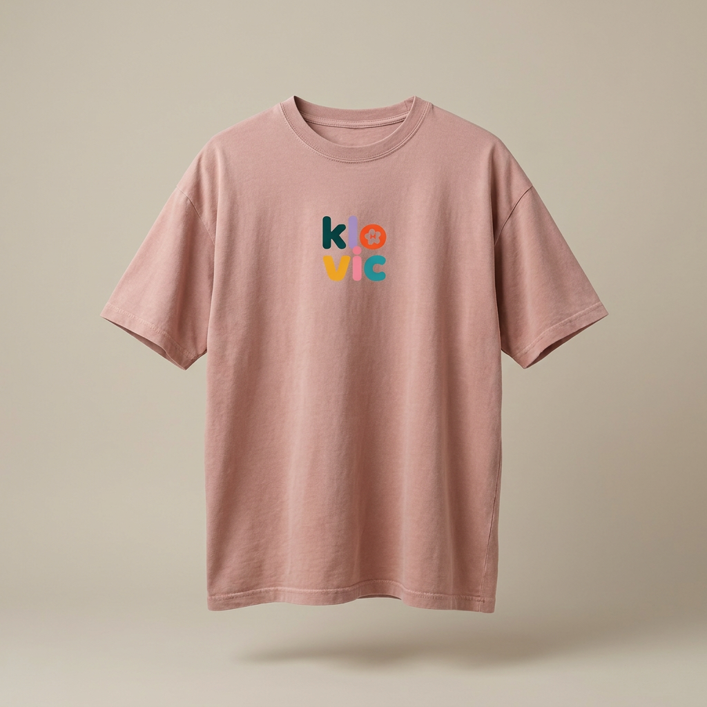 pink klovic tee