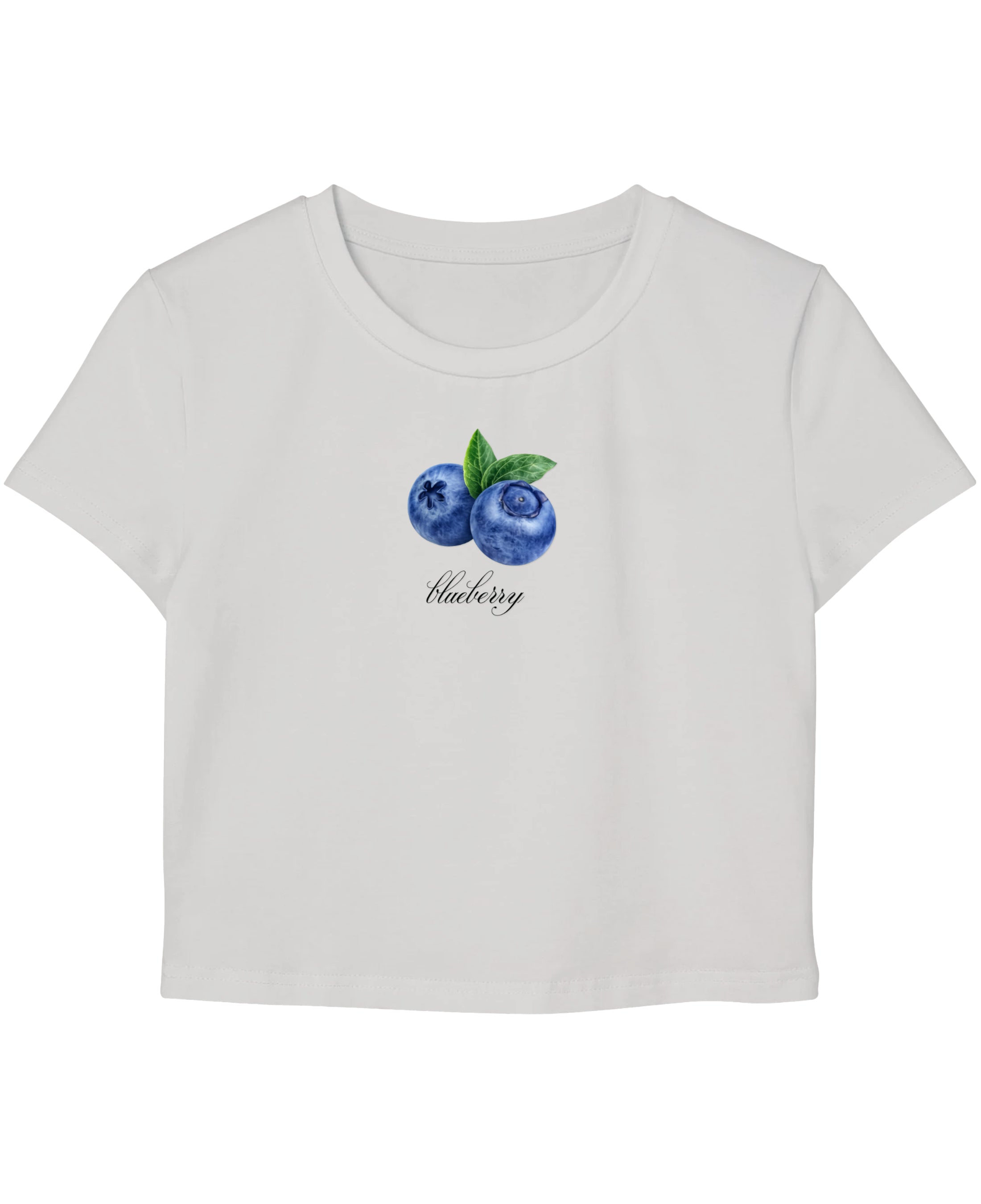 White Baby Tee Front Design