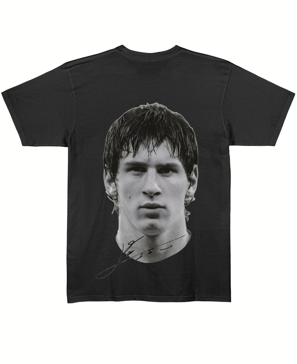 Black Regular Fit T-shirt Back Design