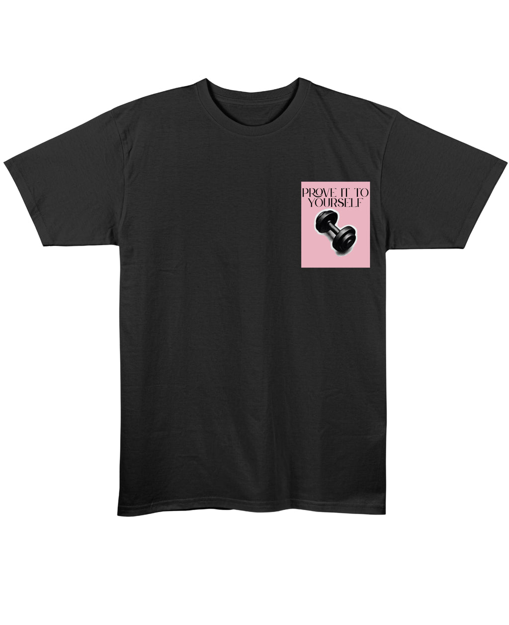 Black Regular Fit T-shirt Front Design